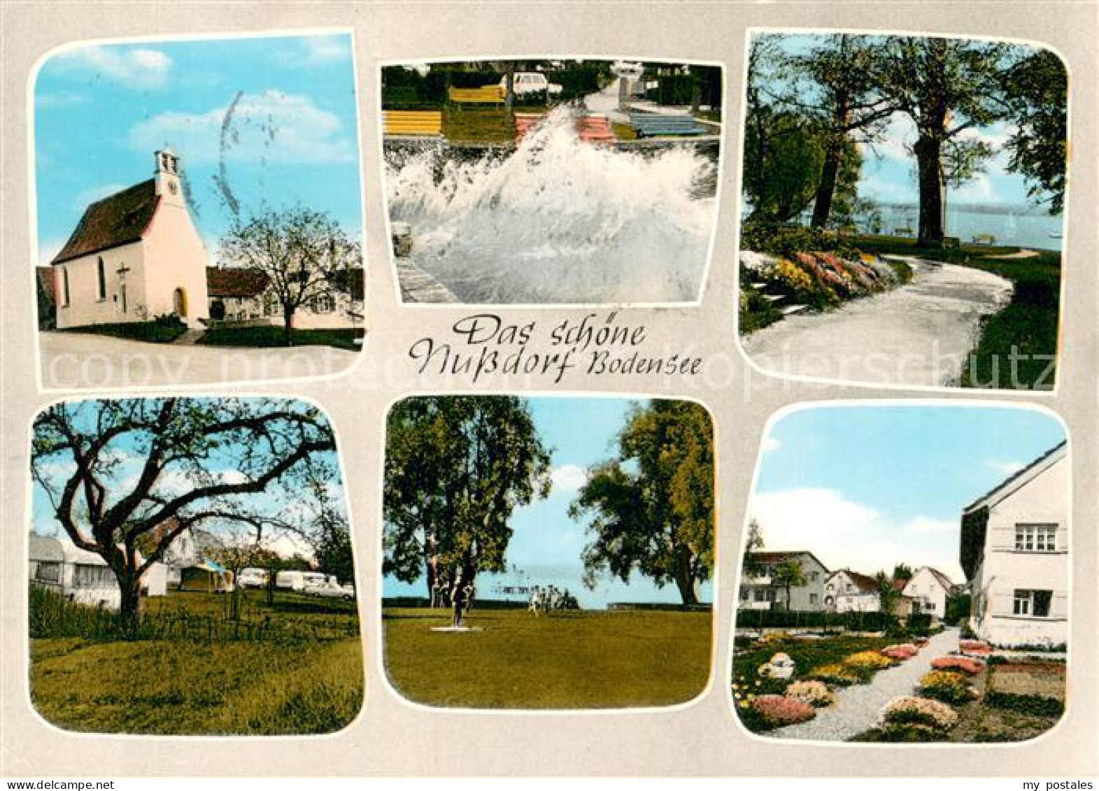 73723859 Nussdorf Ueberlingen Ortsansichten Kirche Campingplatz Parkanlagen Am B - Überlingen