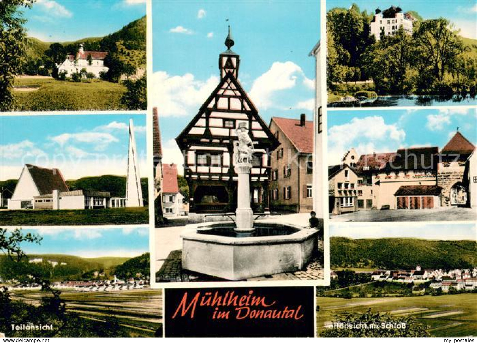 73723857 Muehlheim Donau Teilansichten Kirche Brunnen Fachwerkhaus Schloss Muehl - Other & Unclassified