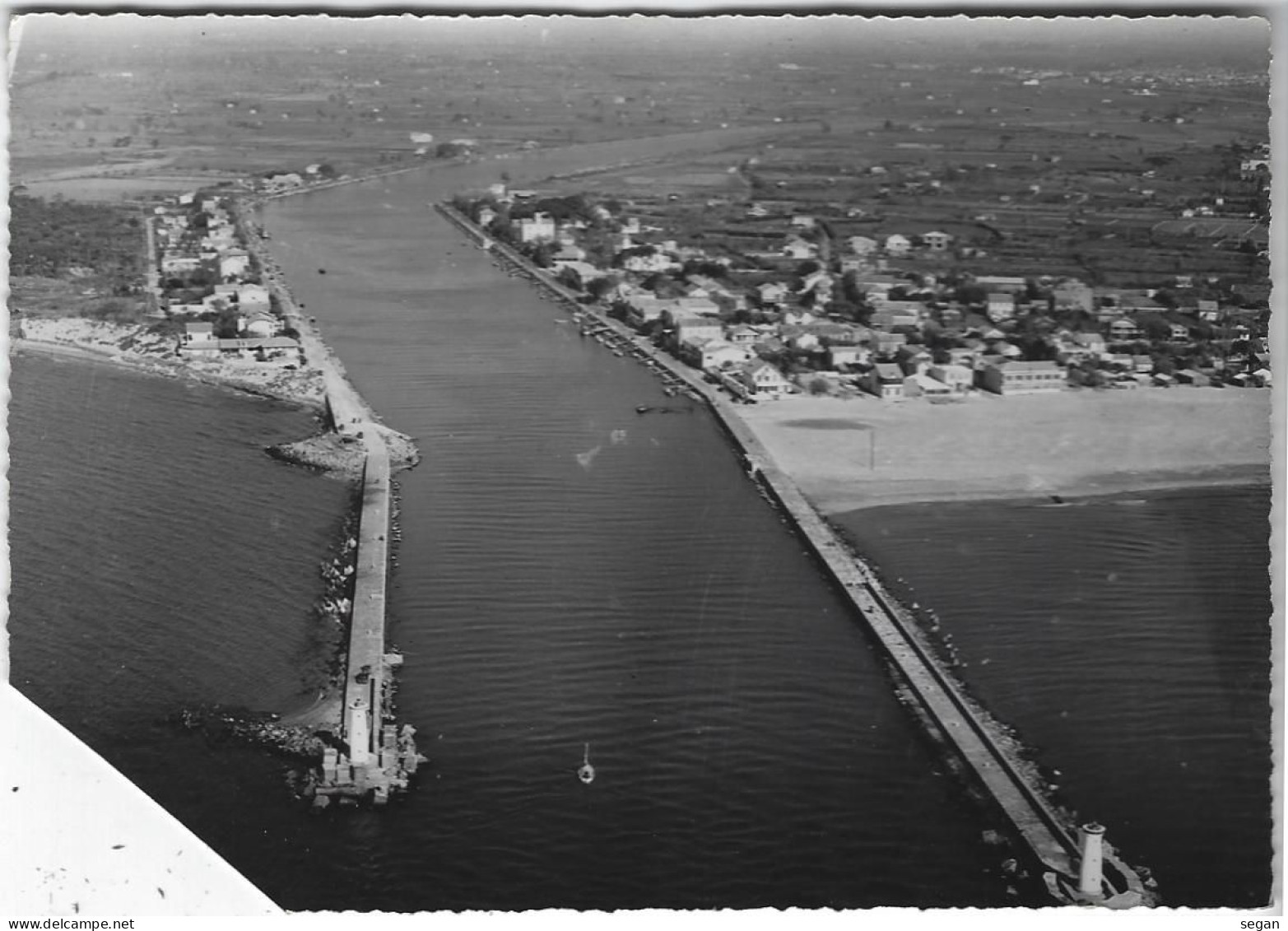 LE GRAU D'AGDE  VUE GENERALE   ANNEE 1958 - Agde