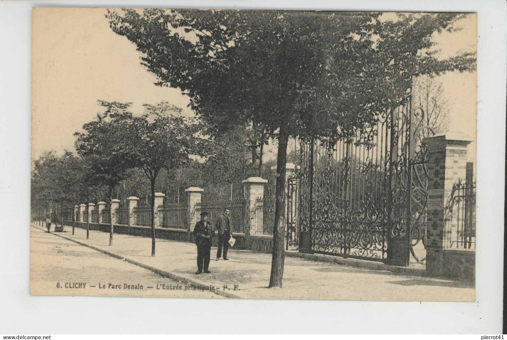 CLICHY - Le Parc Denain - L'Entrée Principale - Clichy