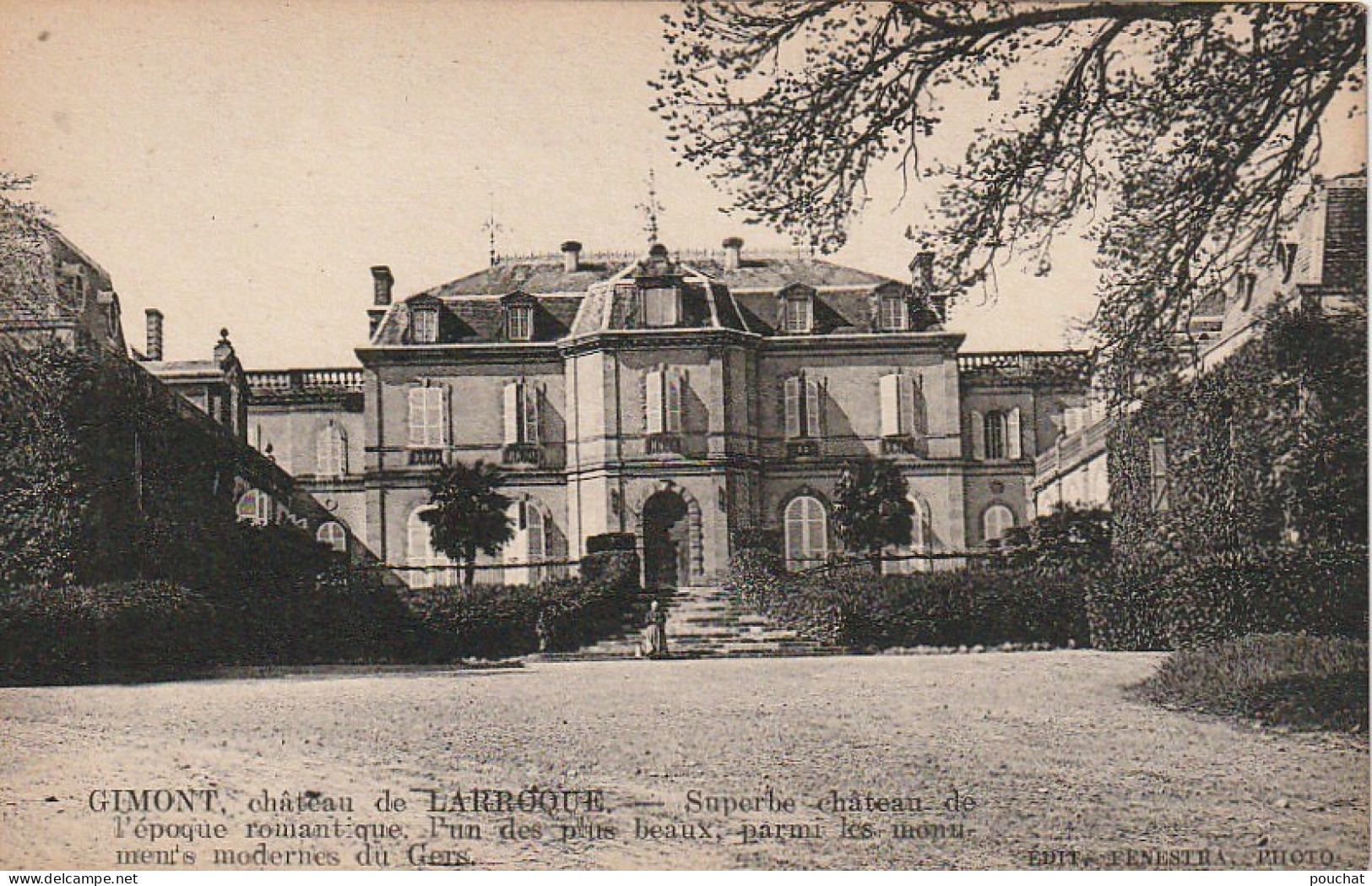 QU 17-(32) GIMONT , CHATEAU DE LARROQUE - 2 SCANS - Other & Unclassified