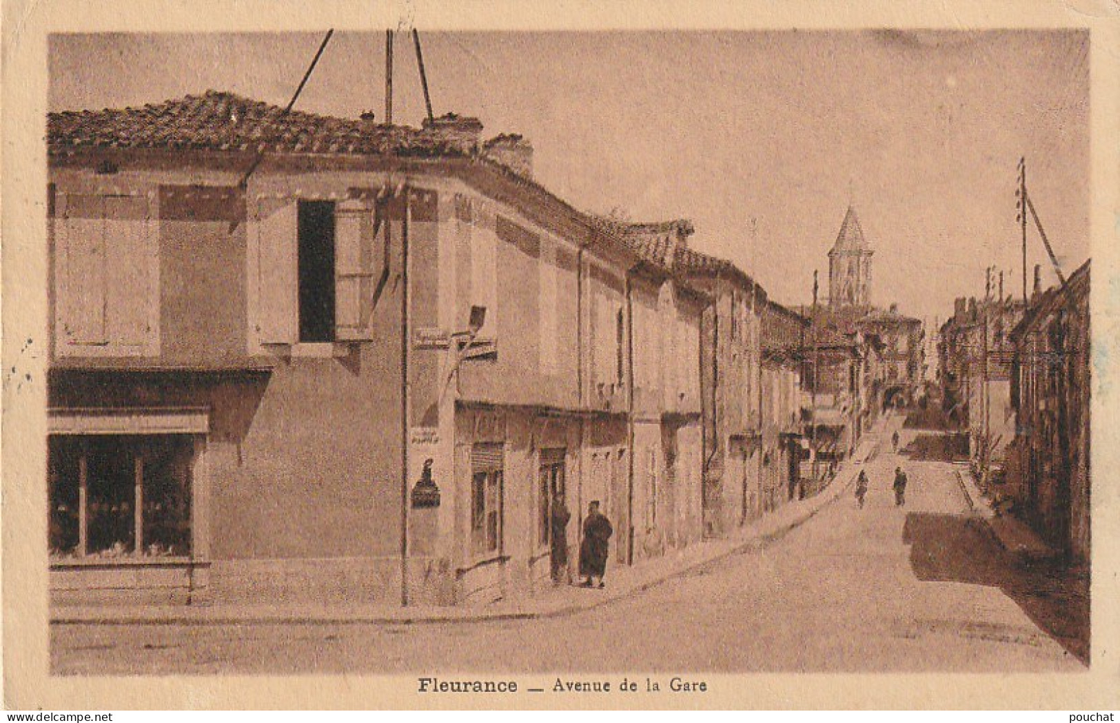 QU 17-(32) FLEURANCE - AVENUE DE LA GARE - 2 SCANS - Fleurance