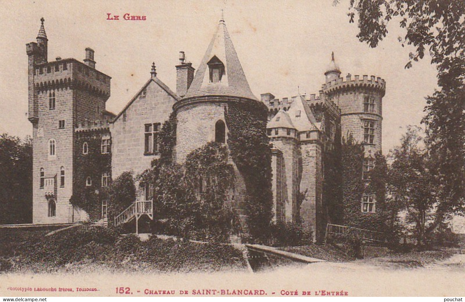 QU 17-(32) CHATEAU DE SAINT BLANCARD - COTE DE L' ENTREE - 2 SCANS - Other & Unclassified