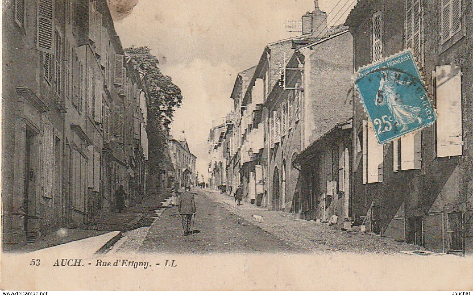 QU 17-(32) AUCH - RUE D' ETIGNY - 2 SCANS - Auch