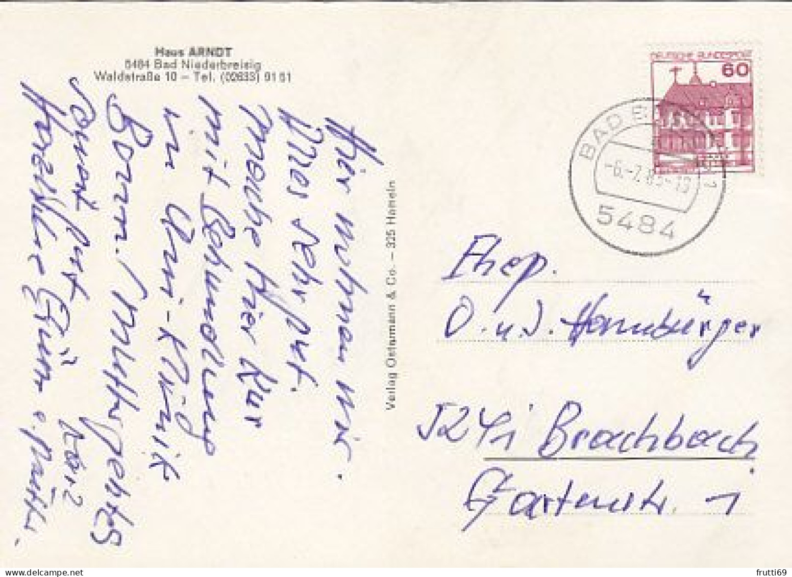 AK 215822 GERMANY - Bad Niederbreisig - Haus Arndt - Bad Breisig