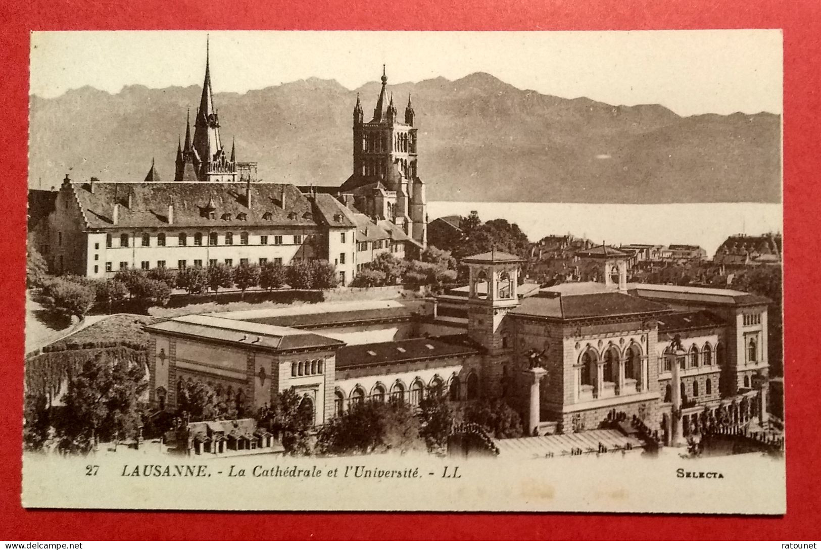 CH - Vaud - CPA 27 - LAUSANNE - Cathédrale Et Université - éd LL (sélecta) - Lausanne