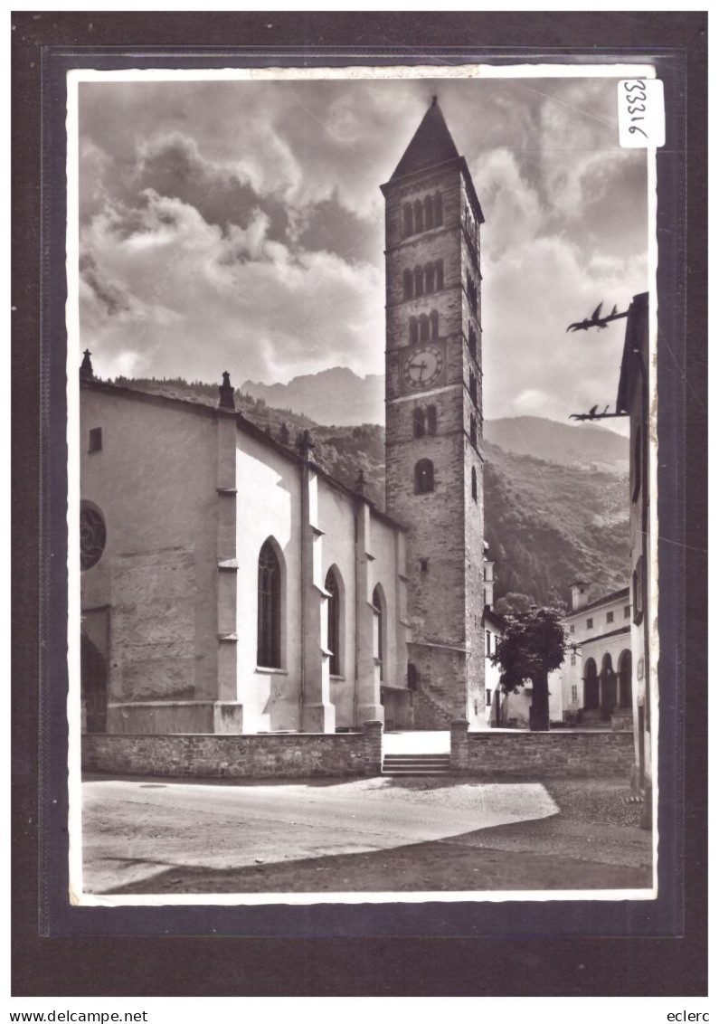 GRÖSSE 10x15cm - POSCHIAVO - COLLEGIATA DI S. VITTORE - TB - Poschiavo