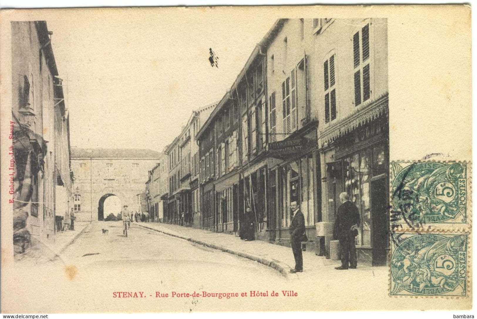 STENAY - Rue Porte De Bourgogne. - Stenay