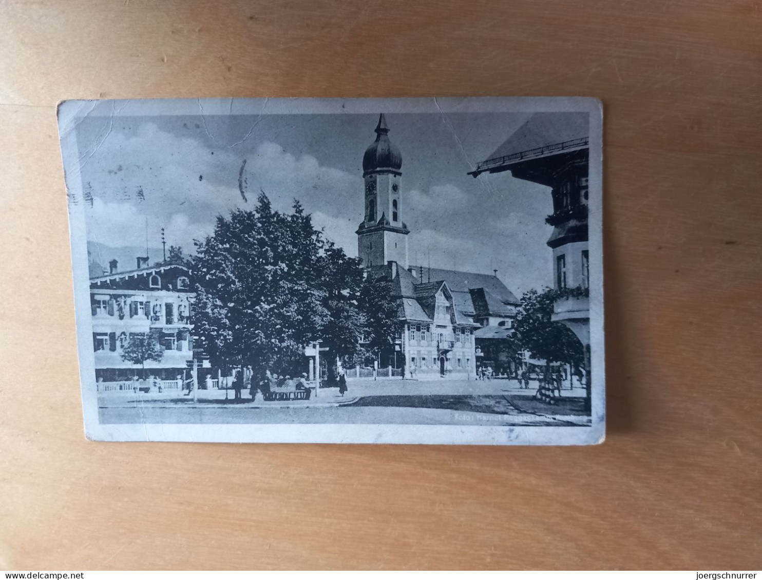 Garmisch Marktplatz Feldpost 1944 - Garmisch-Partenkirchen