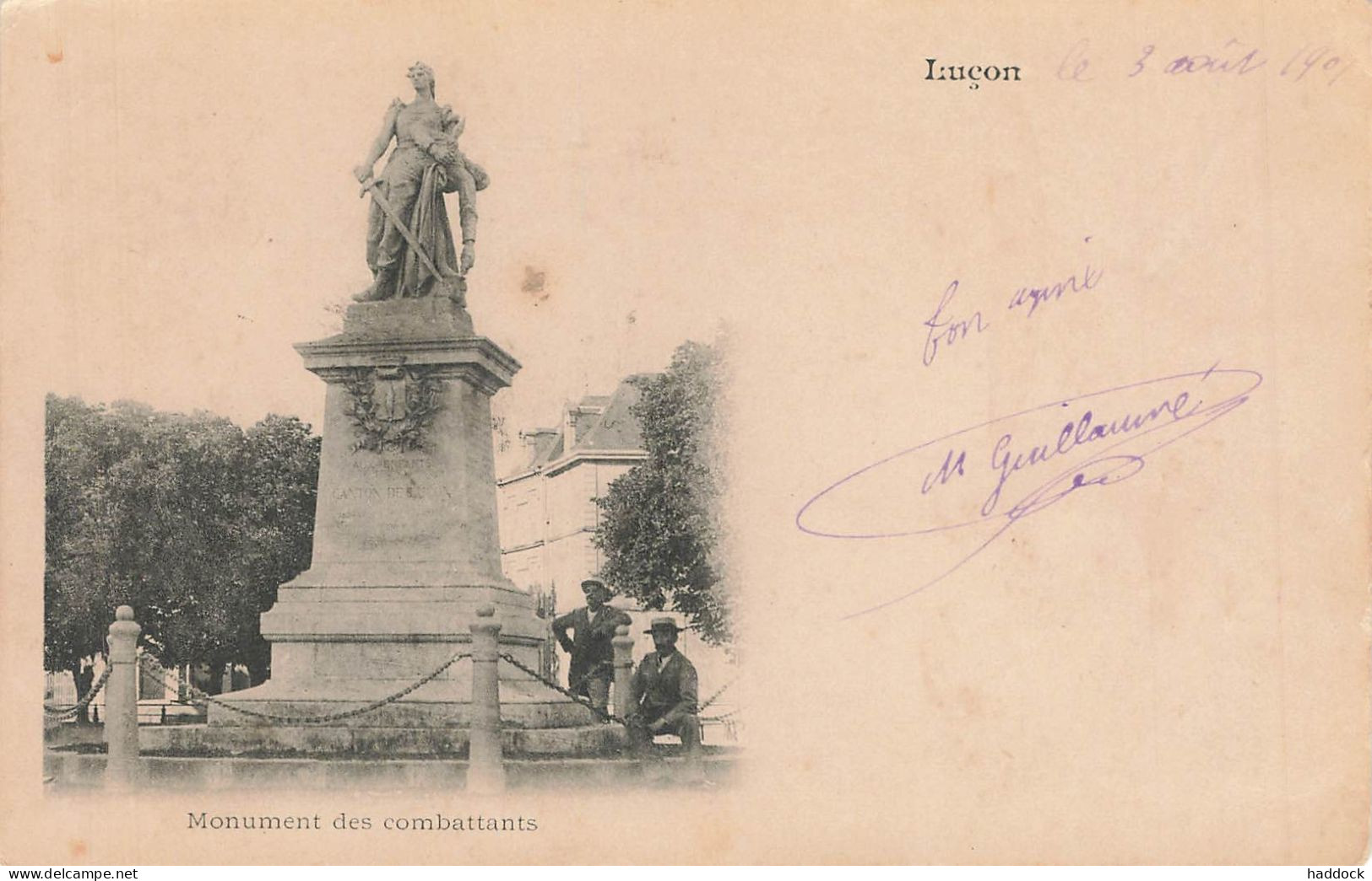 LUCON : MONUMENT DES COMBATTANTS - Lucon