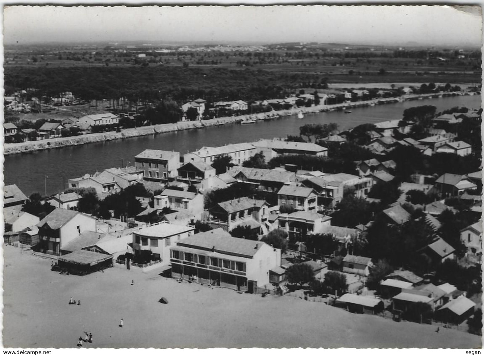 LE GRAU D'AGDE  VUE GENERALE   ANNEE 1958 - Agde