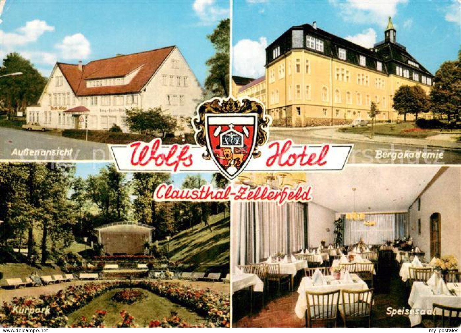 73723779 Clausthal-Zellerfeld Wolfs Hotel Speisesaal Park Konzertpavillon Bergak - Clausthal-Zellerfeld