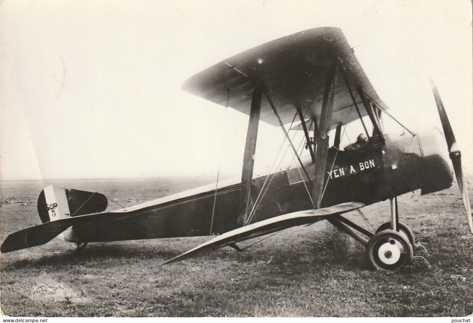 QU 22- BIPLAN " SOPWITH " (G.B) DU BOMBARDEMENT D' ESSEN - CARTE PUB TRANSFUSINE , LABORATOIRES ROLAND MARIE , MONTREUIL - 1914-1918: 1ra Guerra