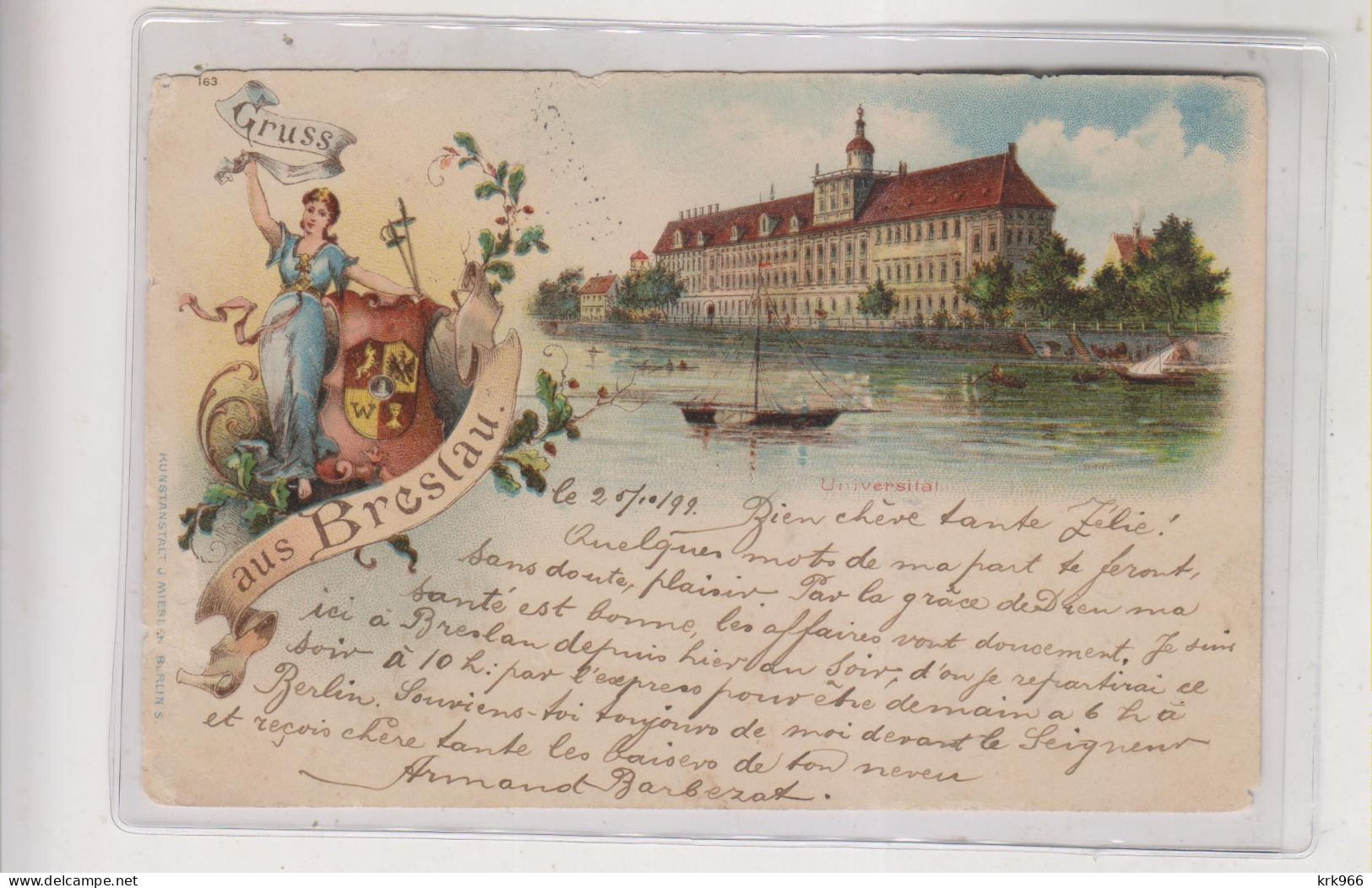 POLAND BRESLAU WROCLAW   Nice Postcard - Pologne