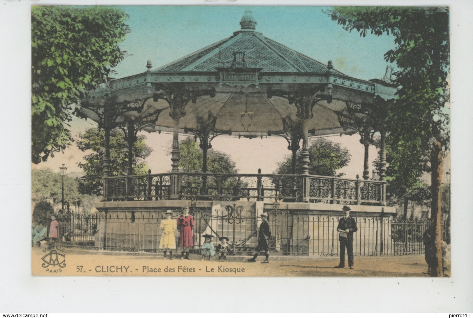 CLICHY - Place Des Fêtes - Le Kiosque - Clichy