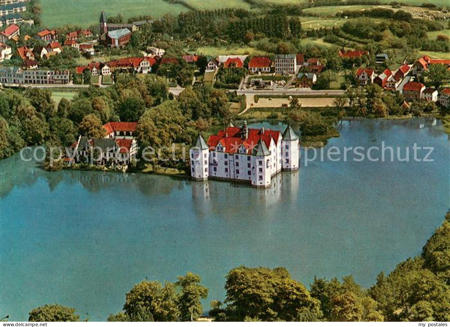 73723761 Gluecksburg Ostseebad Fliegeraufnahme Mit Schloss Gluecksburg Flensburg - Other & Unclassified