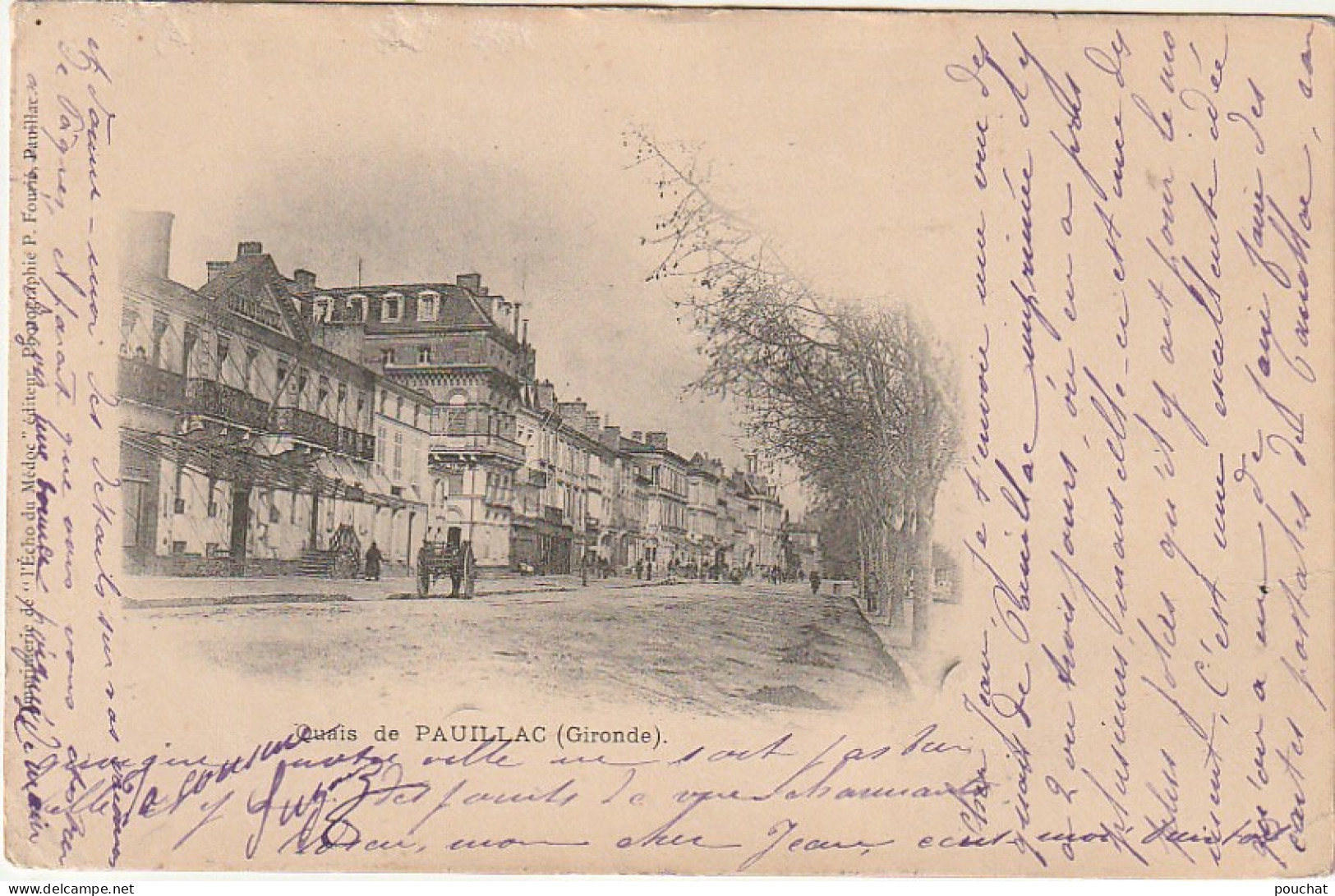 QU 23-(33) QUAIS DE PAUILLAC - GRAND HOTEL - 2 SCANS - Pauillac