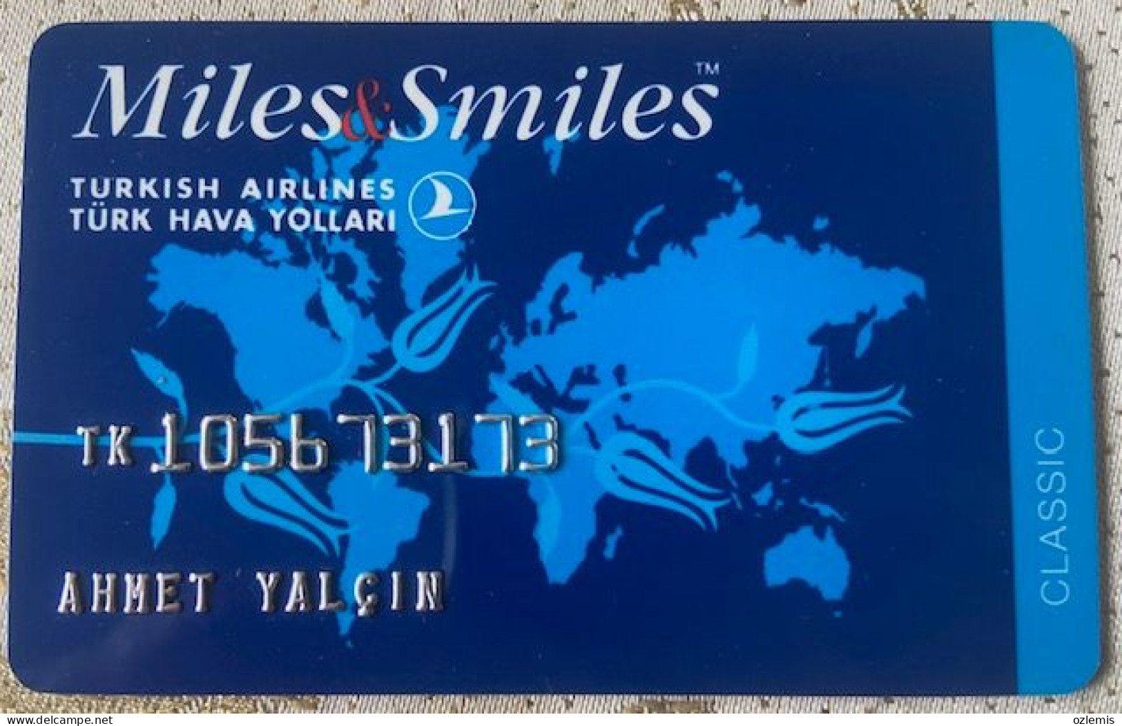 TURKISH ,AIRLINES, MILES &SMILES ,CLASSIC ,CARDS - Cartes Cadeaux