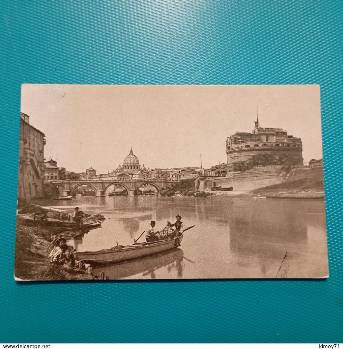 Cartolina Roma - Castello E Ponte S. Angelo. Non Viaggiata - Other & Unclassified