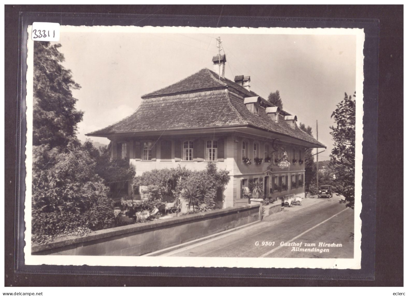 GRÖSSE 10x15cm - ALLMENDINGEN - GASTHOF ZUM HIRSCHEN - TB - Sonstige & Ohne Zuordnung