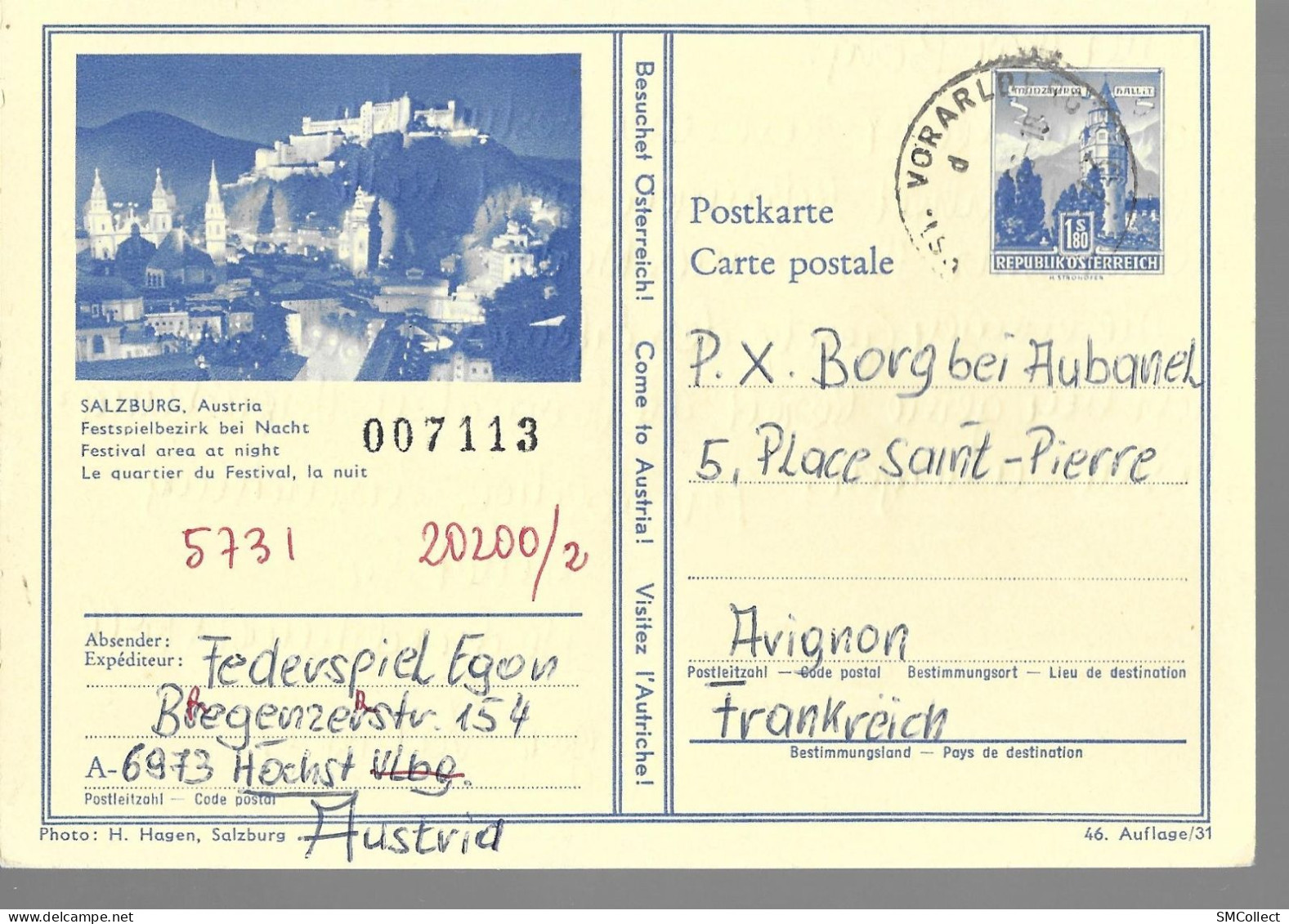 Autriche, Entier Postal (GF3918) - Tarjetas