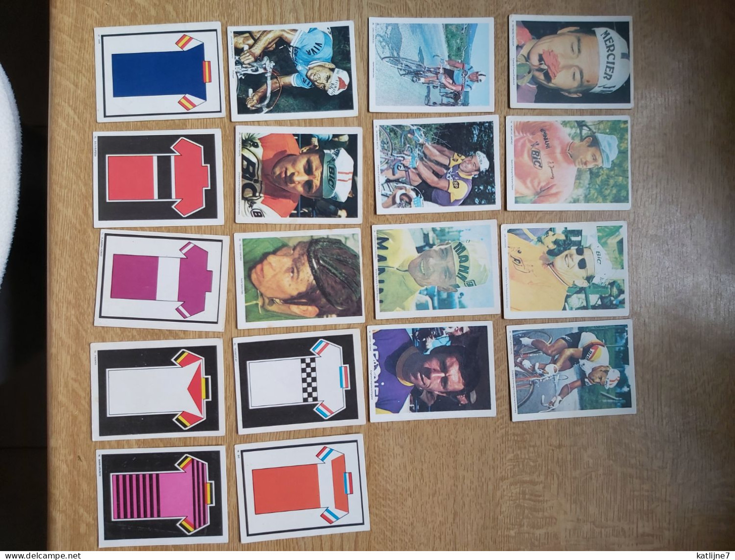 Cyclisme  Wielrenners  Monty Gum Cards  Lot Van 18 - Radsport