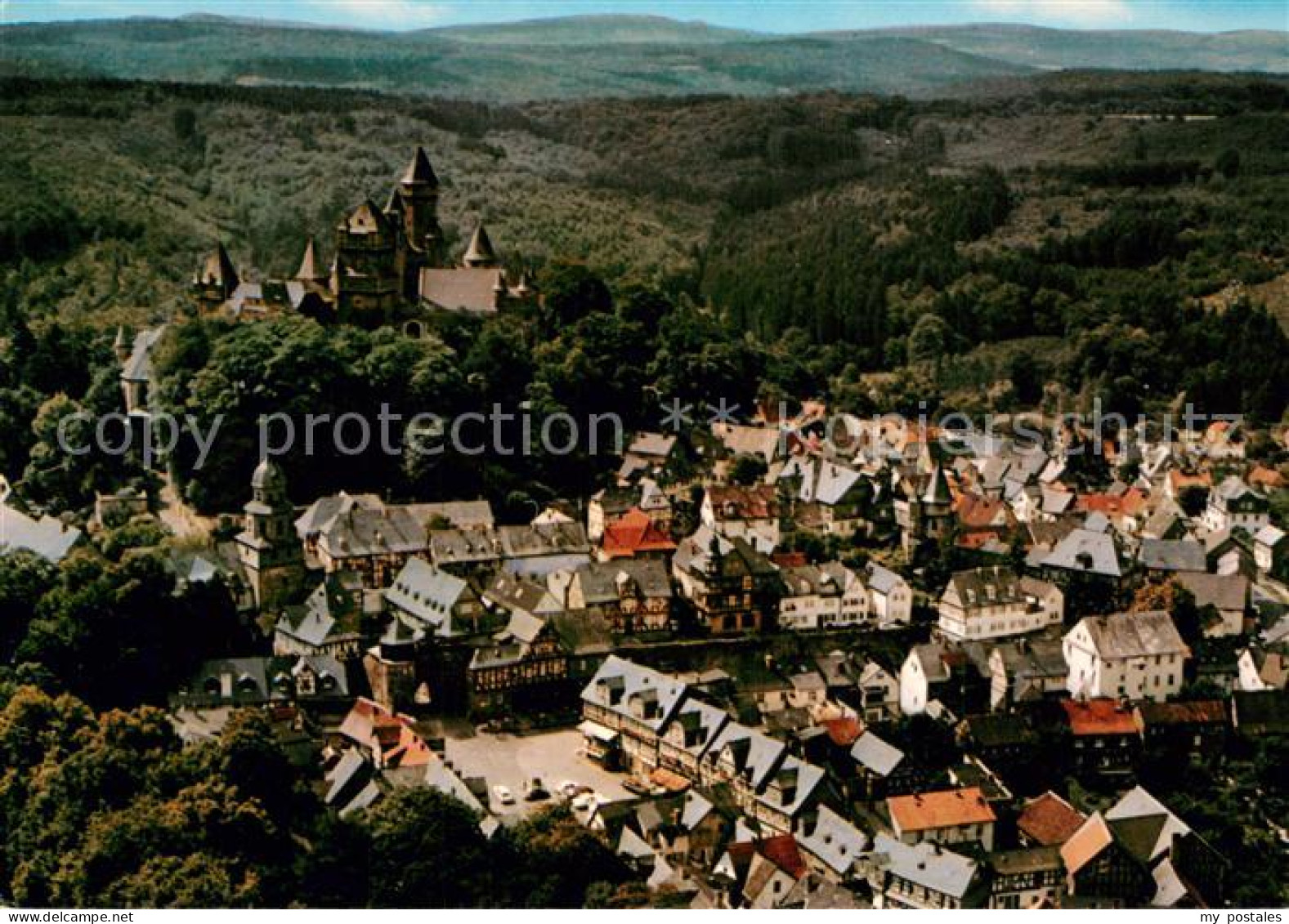 73723686 Braunfels Fliegeraufnahme Naturpark Hochtaunus Braunfels - Sonstige & Ohne Zuordnung