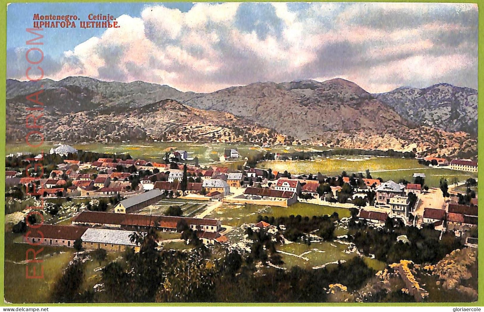 Ae9721 -  MONTENEGRO - VINTAGE POSTCARD - Cetinje Цетинье - Montenegro