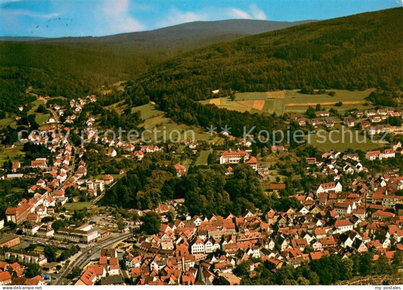 73723668 Bad Orb Fliegeraufnahme Mit Blick Ins Haseltal Bad Orb - Bad Orb