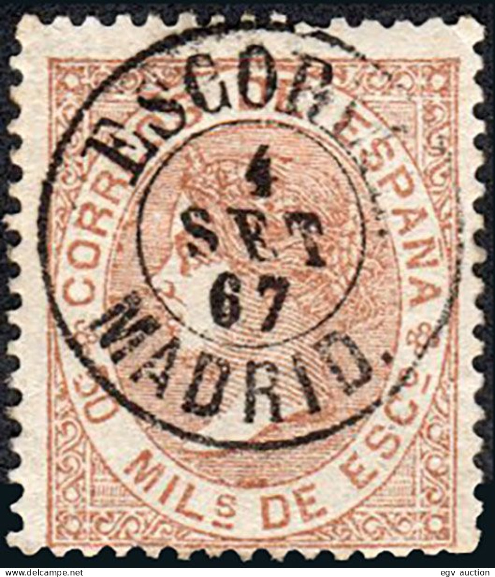 Madrid - Edi O 96 - 50 Milm.- Mat Fech. Tp. II "Escorial" - Used Stamps