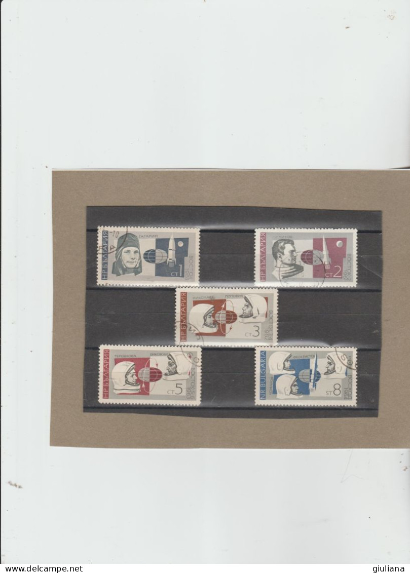 Bulgaria 1966 - YT) 1439/45  Used  "Conquiste Spaziali. Soggetti Diversi" - 5 Valori Della Serie - Used Stamps