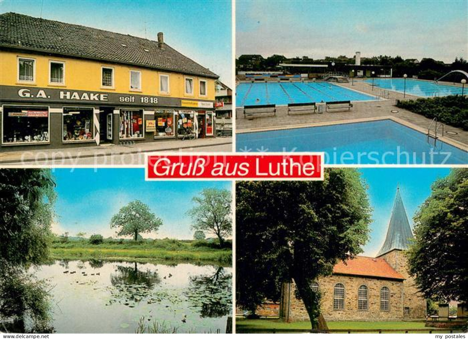 73723648 Luthe Freibad Kirche Geschaeft-Haake Luthe - Steinhude