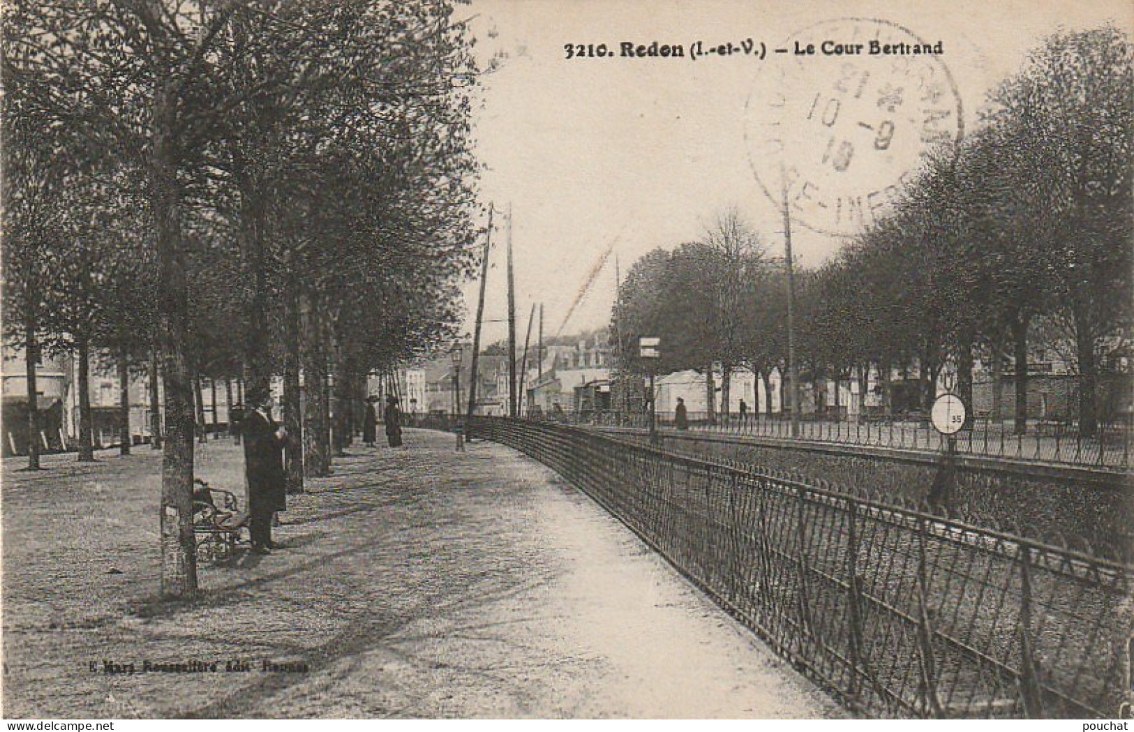 RE 3-(35) REDON - LE COURS BERTRAND - 2 SCANS - Redon