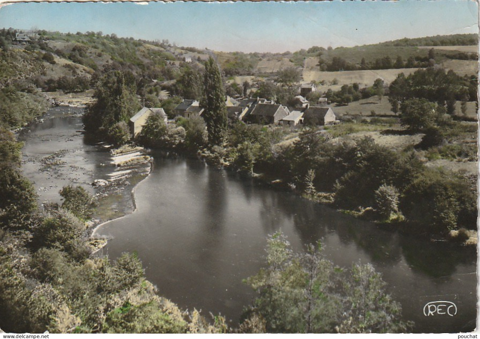 RE 6-(36) GARGILESSE - LA CREUSE AU MOULIN DE GARGILESSE - CARTE COULEURS - 2 SCANS - Other & Unclassified