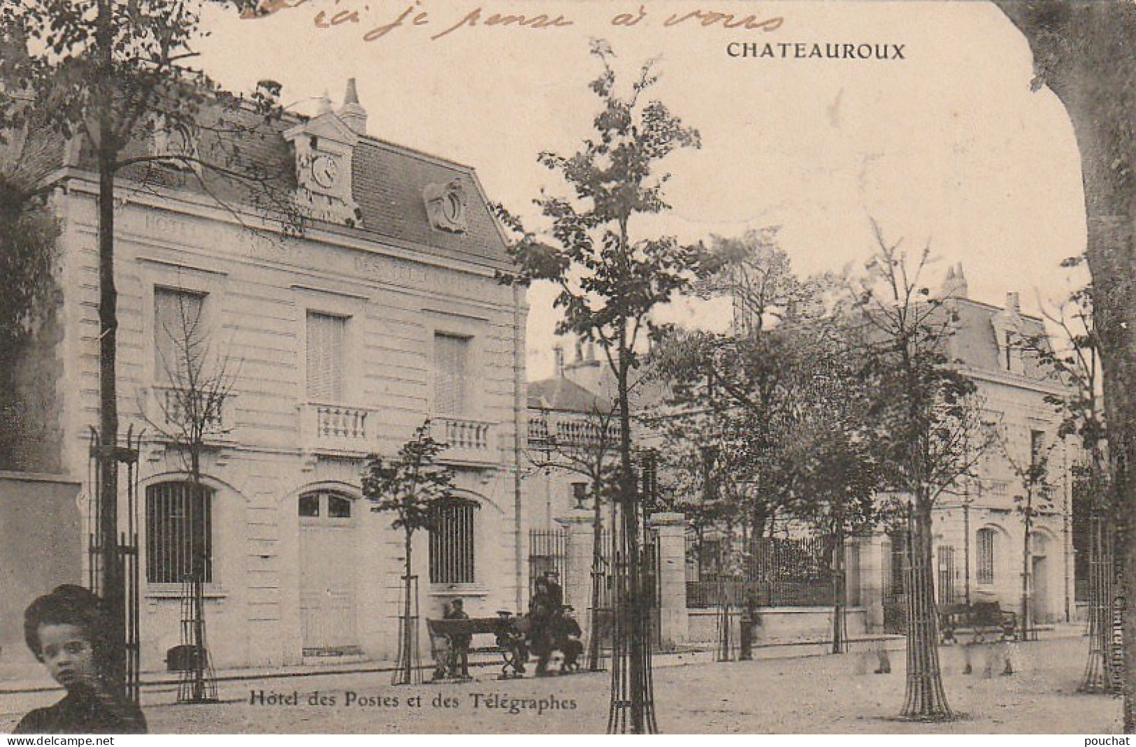 RE 6-(36) CHATEAUROUX - HOTEL DES POSTES ET DES TELEGRAPHES - 2 SCANS - Chateauroux