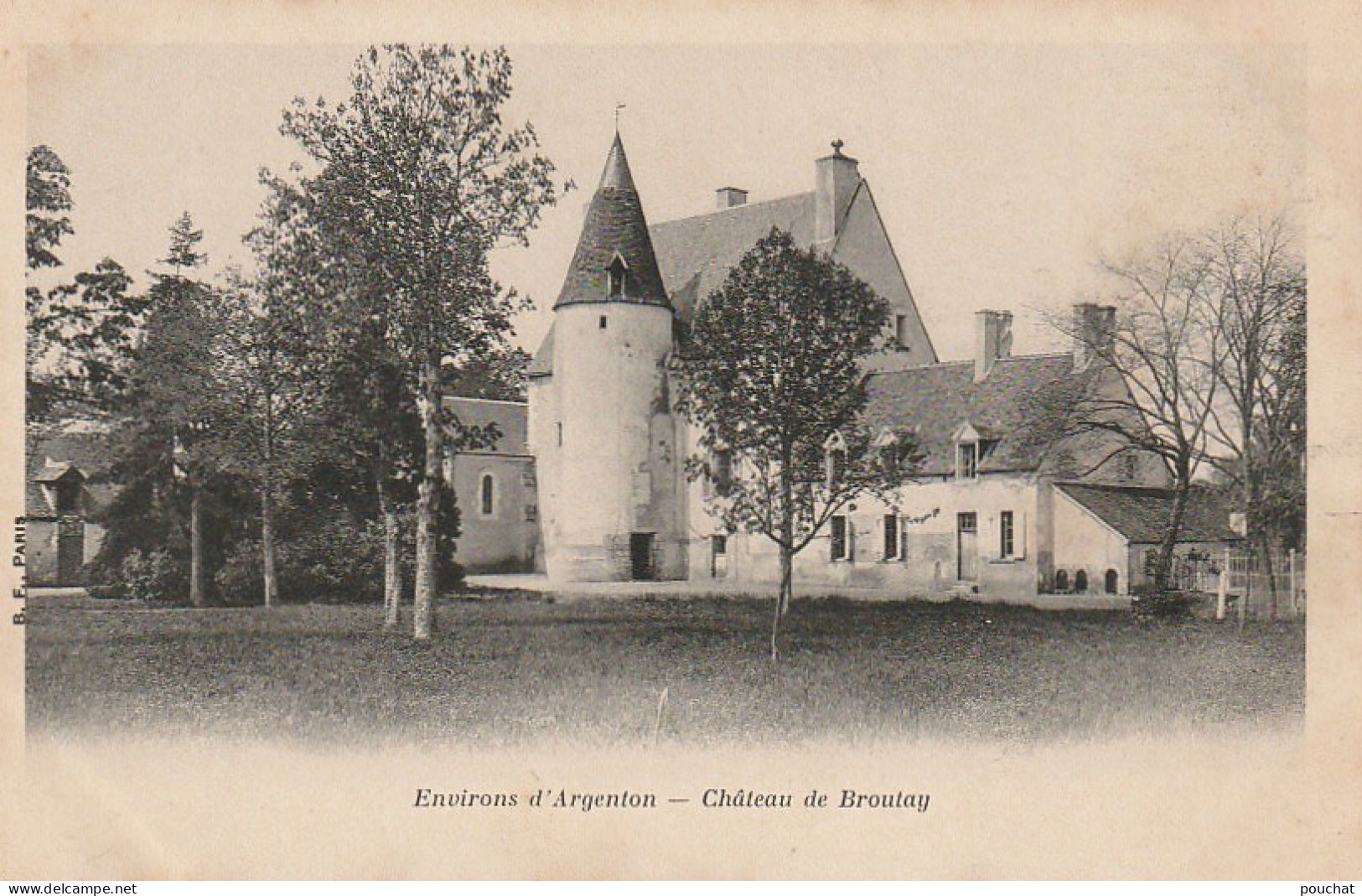 RE 6-(36) ENVIRONS D' ARGENTON - CHATEAU DE BROUTAY - 2 SCANS - Otros & Sin Clasificación