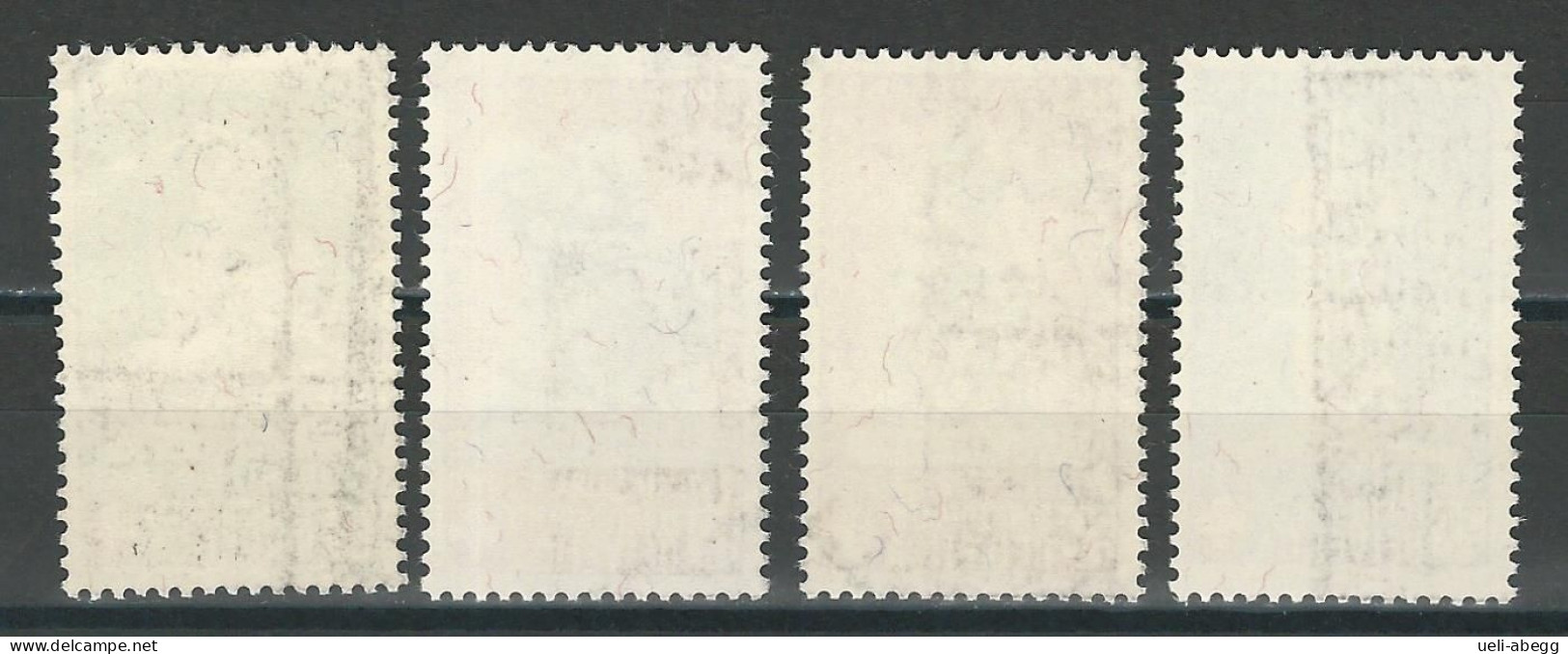 SBK B3-6, Mi 364-67 * MH - Unused Stamps