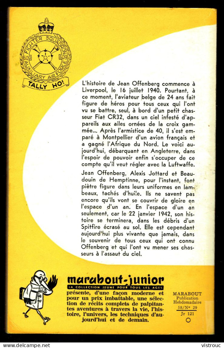 "Le Guerrier Solitaire", Du Major V. HOUART - MJ N° 121 - Guerre Aérienne - 1958. - Marabout Junior