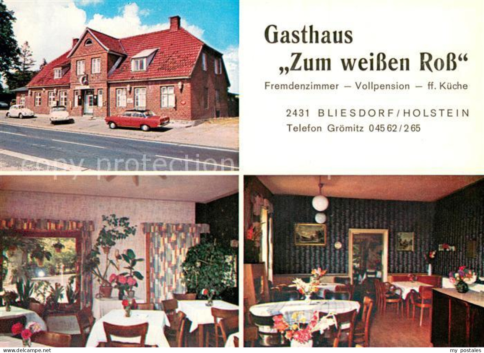 73723600 Bliesdorf Schashagen Gasthaus Zum Weissen Ross Restaurant Bliesdorf Sch - Other & Unclassified