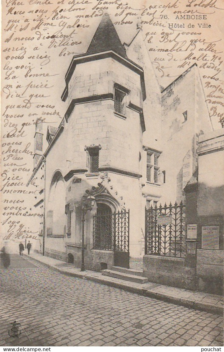 RE 7-(37) AMBOISE - HOTEL DE VILLE - 2 SCANS - Amboise