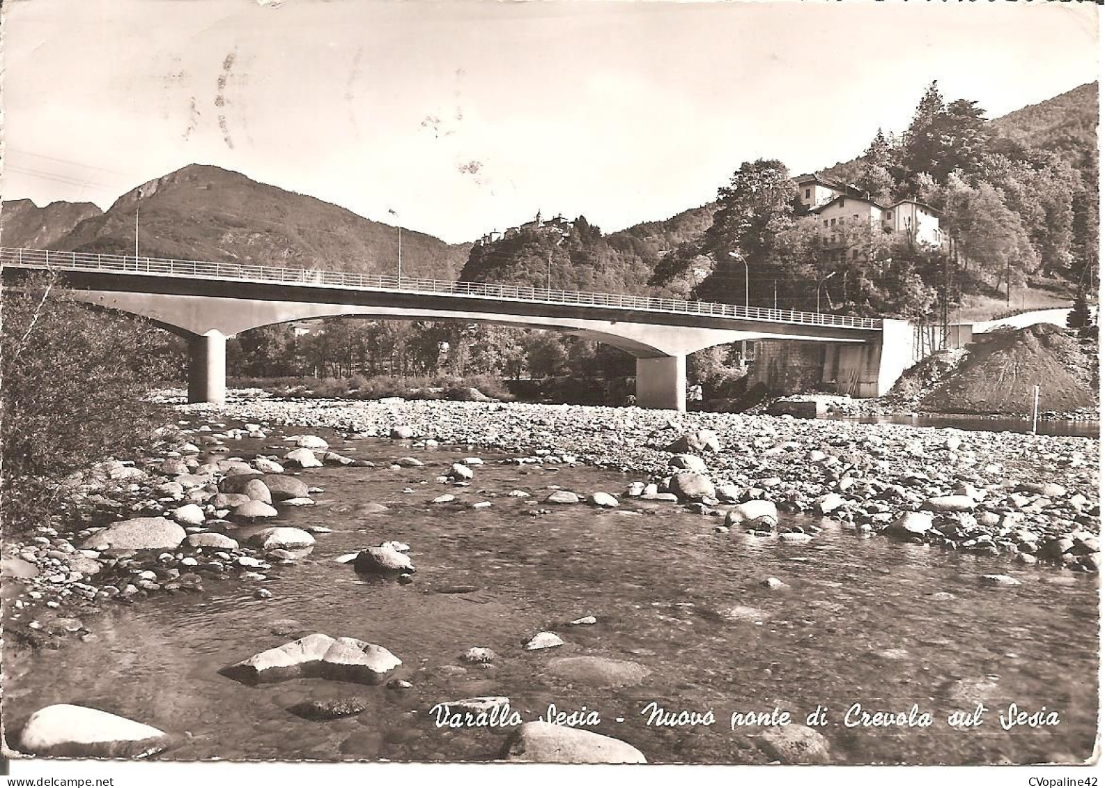 VARALLO SESIA (Piemonte) Nuovo Ponte Di Crevola Sul Sesia En 1963 - Vercelli