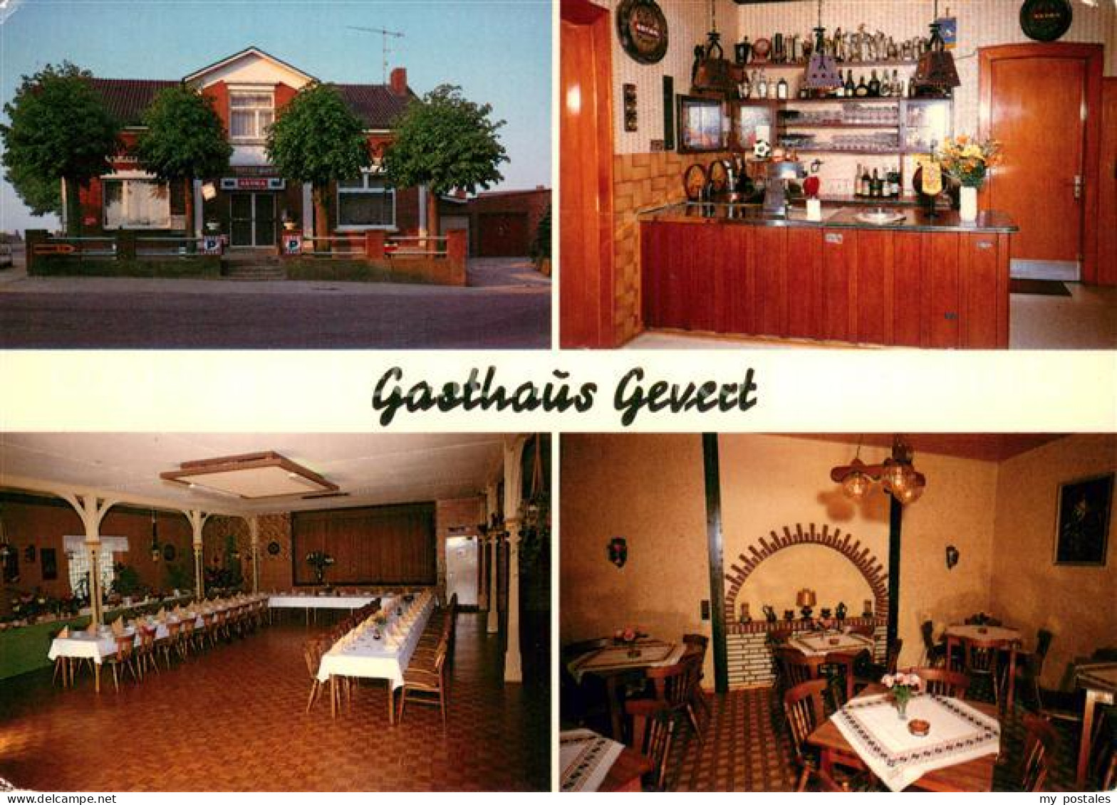 73723591 Hamwarde Gasthaus Gevert Restaurant Festsaal Theke Hamwarde - Autres & Non Classés