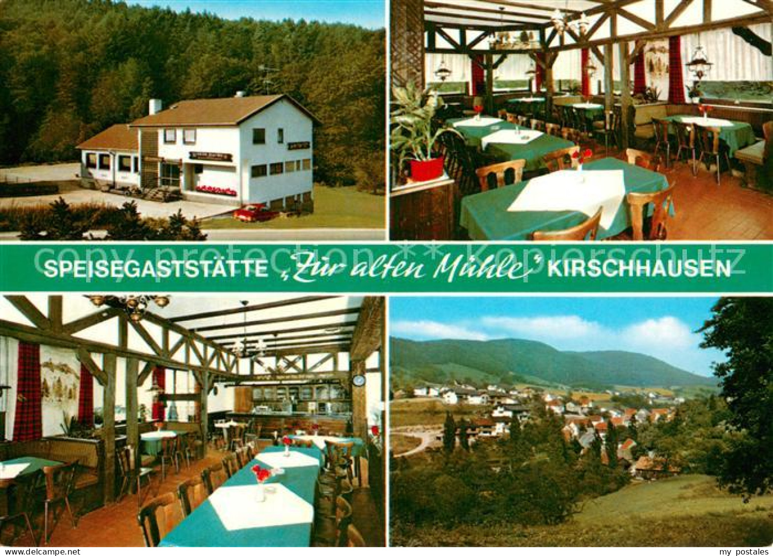 73723576 Kirschhausen Gaststaette Zur Alten Muehle Gaststube Panorama Kirschhaus - Heppenheim