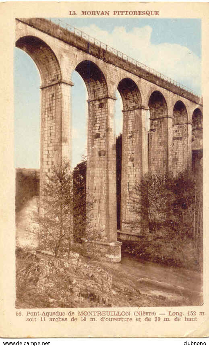 CPA - MONTREUILLON - PONT-AQUEDUC (ECRITE 1954) - Other & Unclassified