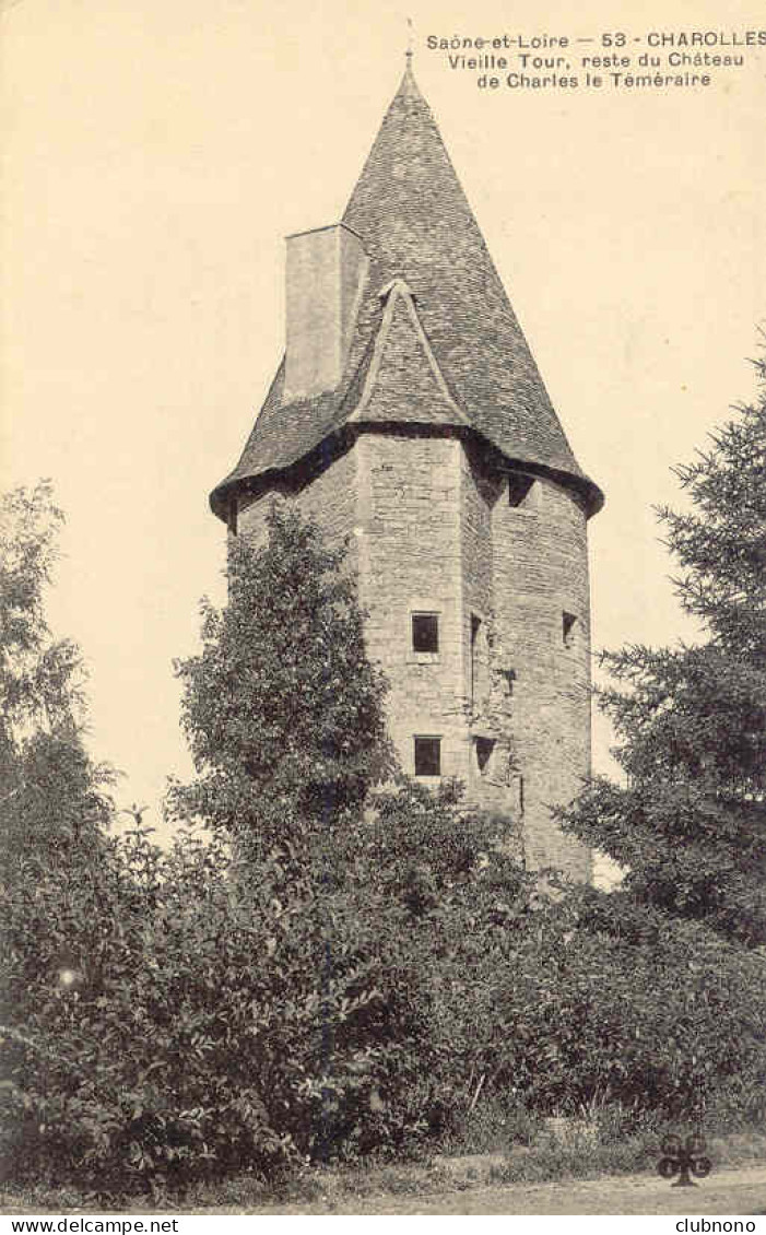 CPA - CHAROLLES - VIEILLE TOUR (PARFAIT ETAT - 1906) - Charolles