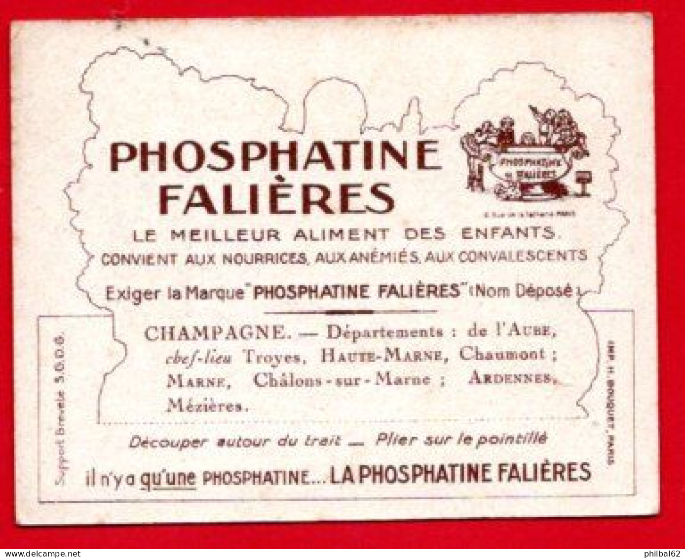 Chromo Phosphatine Falières. Les Régions : La Champagne. - Autres & Non Classés