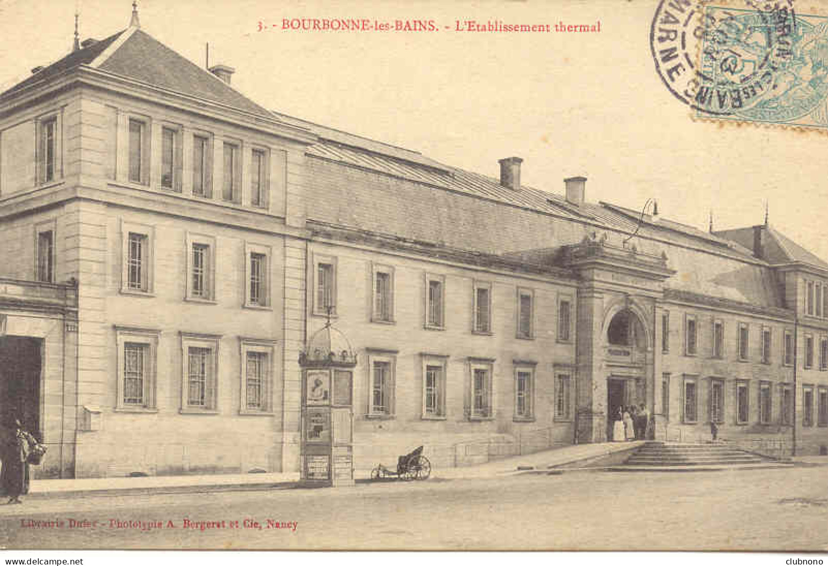 CPA - BOURBONNE - ETABLISSEMENT THERMAL - Bourbonne Les Bains