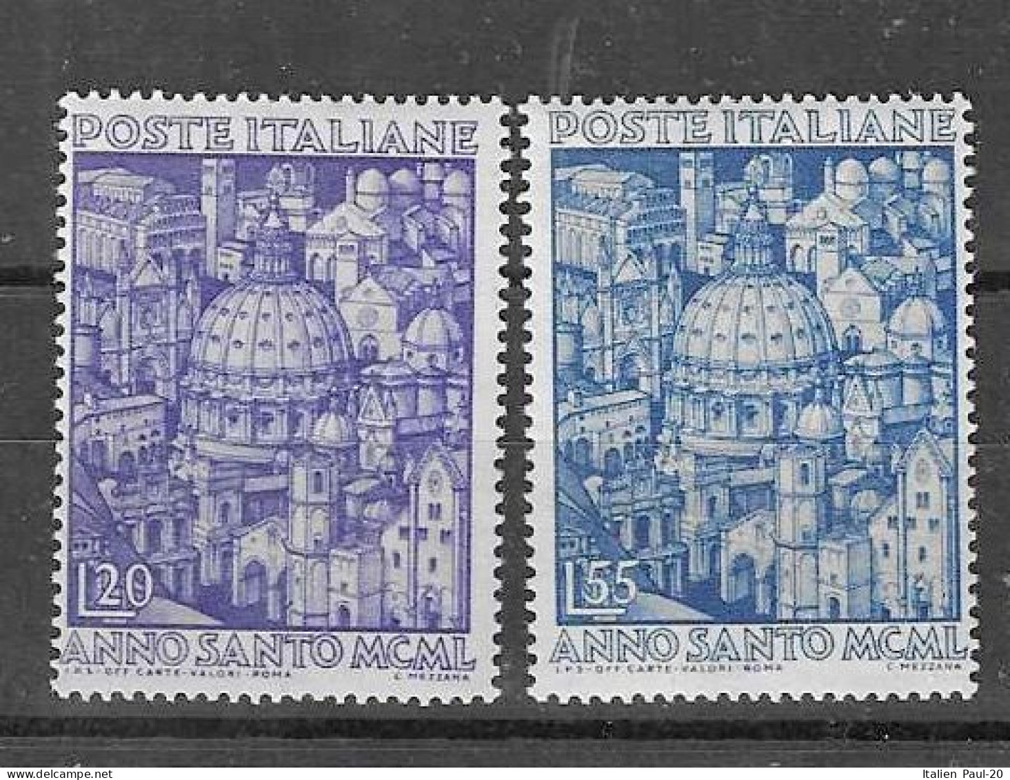 Italien - Selt./postfr. Serie Aus 1950 - Michel 793/94! - 1946-60: Mint/hinged