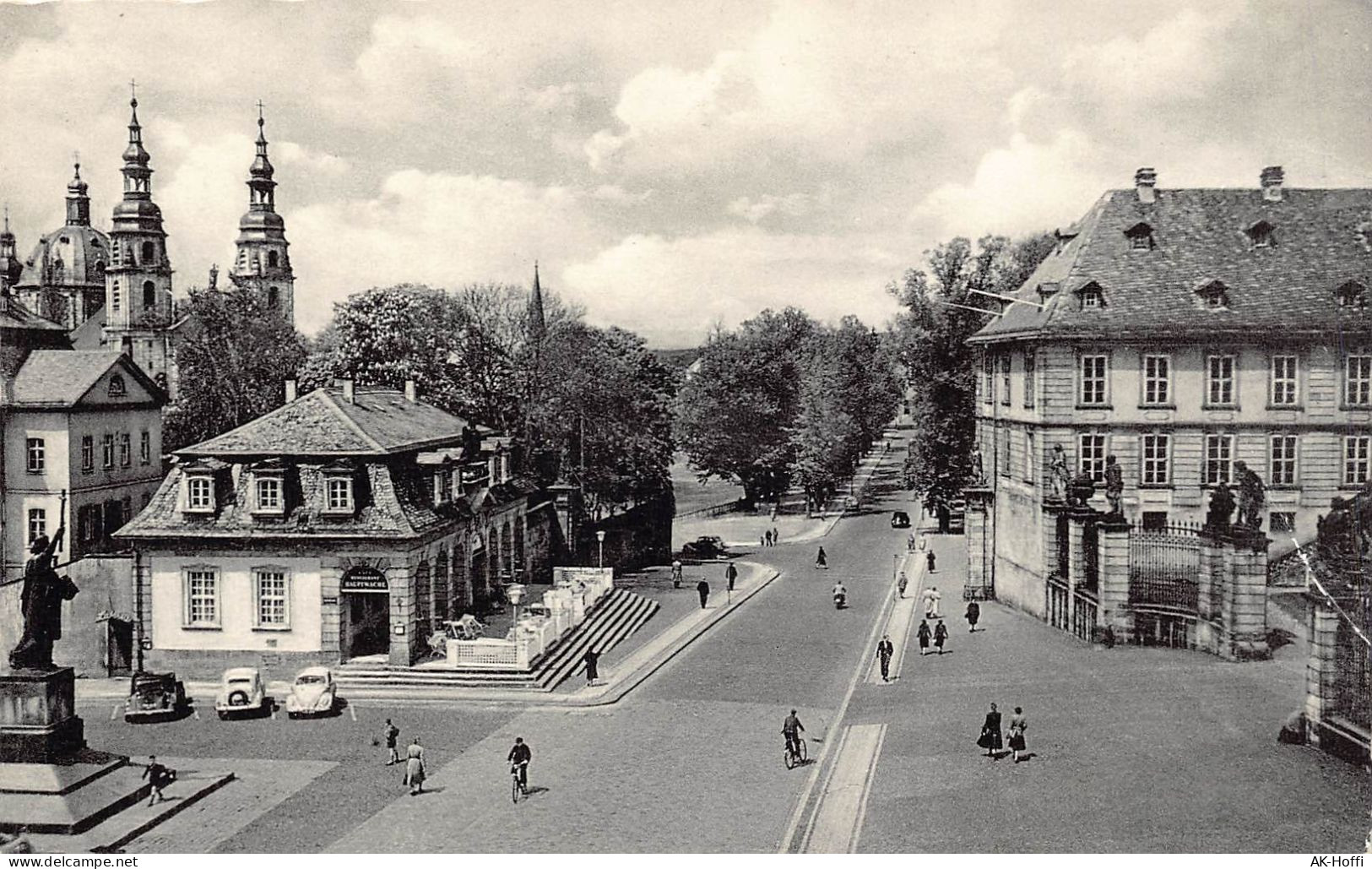 Fulda, Bonifatiusdenkmal, Dom, Hauptwache, Schloß, VW Käfer - Fulda