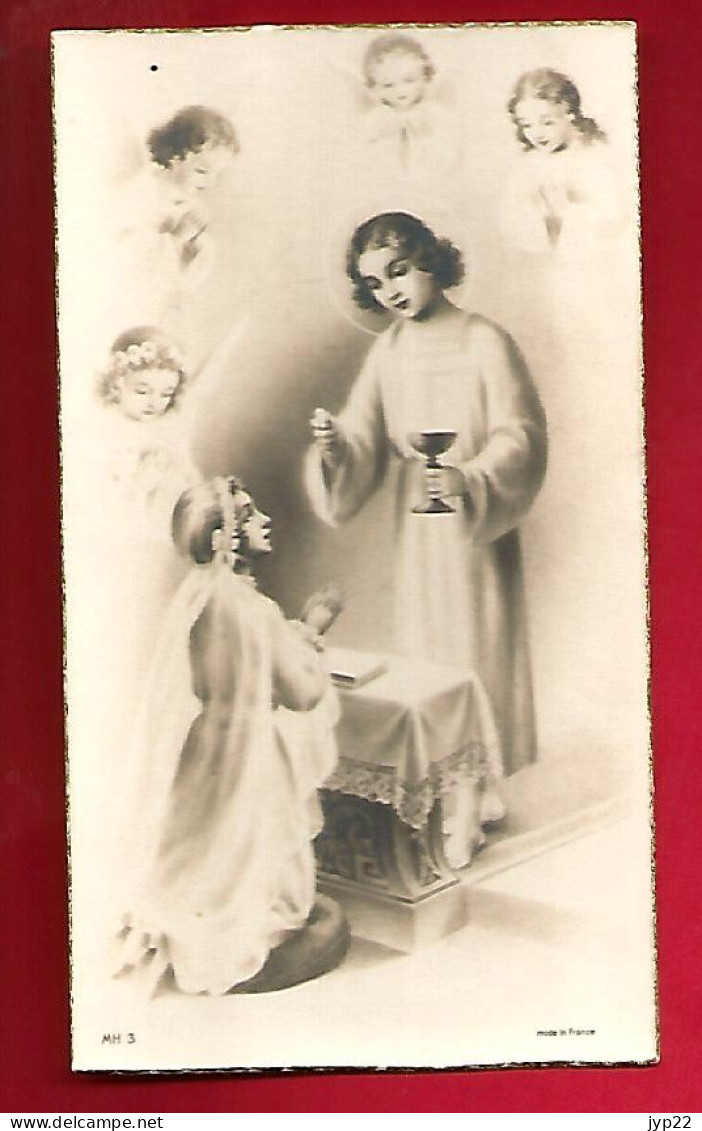 Image Pieuse MH 3 - Communion Anne Marie Goutte Eglise De Saint Laurent 5-06-1949 - Devotion Images
